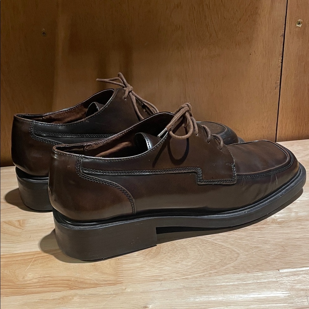 Kenneth Cole Reaction Dark Brown Oxfords